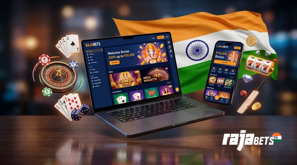 Rajabets India online betting and casino platform for local players